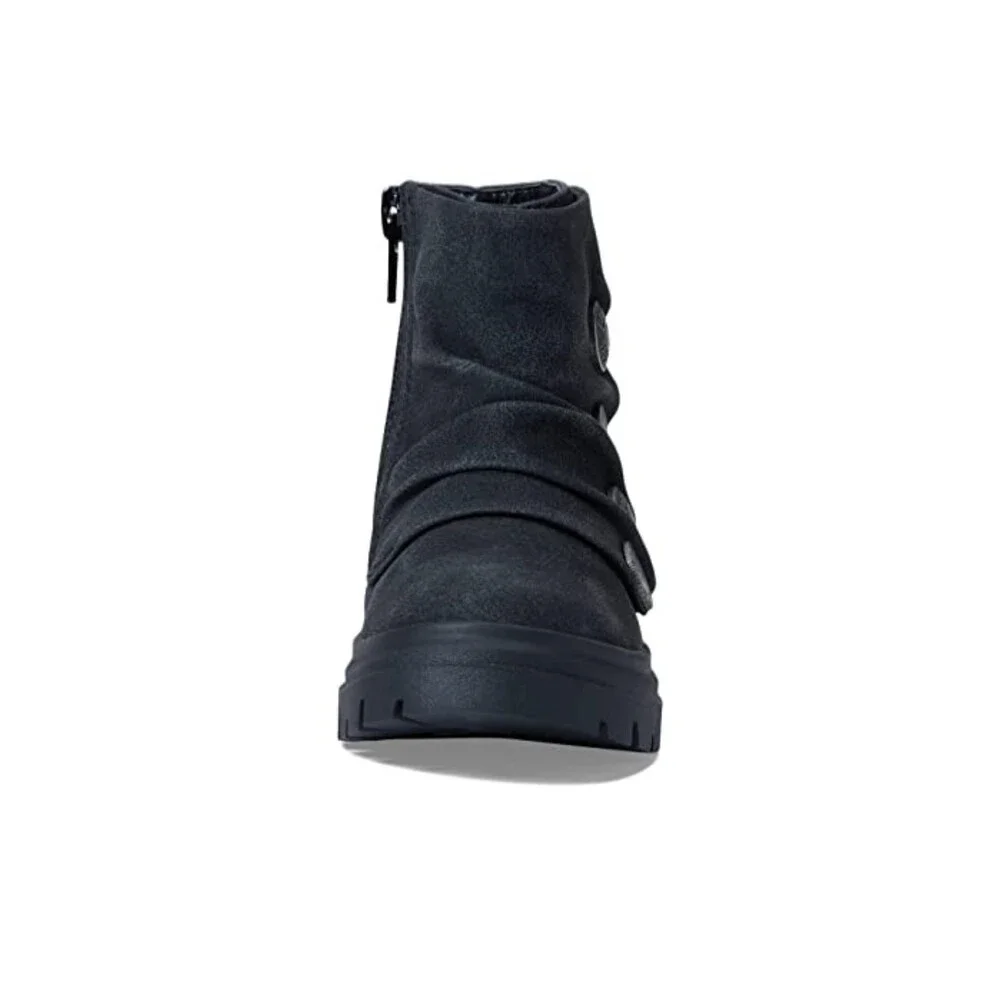 Blowfish Malibu Can Do-T Boots Toddler US 10 Black Lug Sole Ankle Bootie JZZ1201